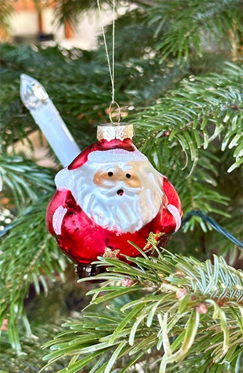 Sonnenschutz Pinguin Weihnachtsbaum - Eisblau - Geschenk, Sonne